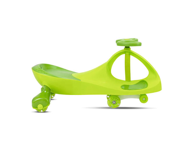 ZIGGY Swing Car Ride-On Toy for Kids Ages 2+ Wiggle Car with LED PU Wheels, Butterfly Steering ZG-2003
