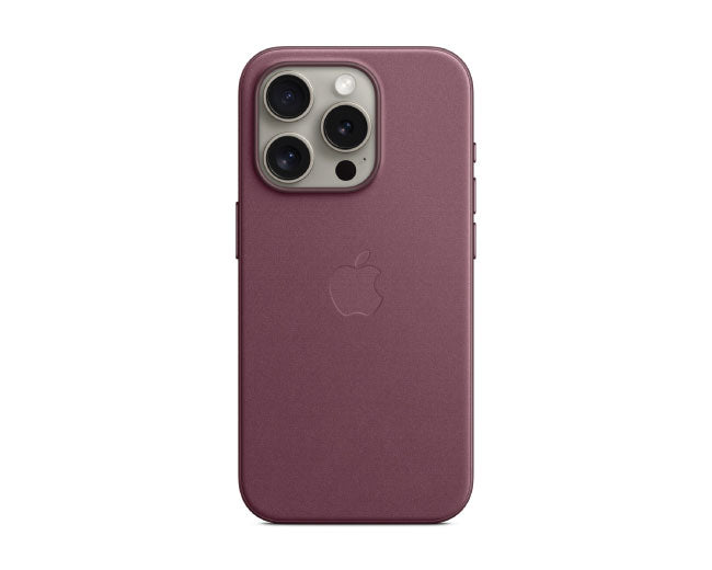 Apple iPhone 15 Pro FineWoven Case with MagSafe, Mulberry MT4L3ZM/A 