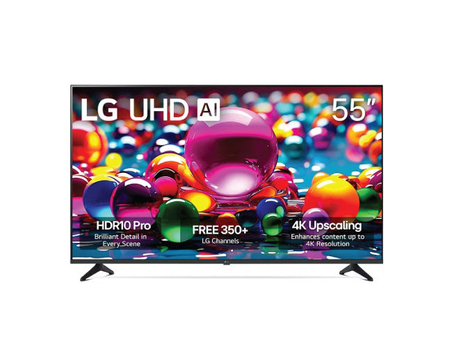 تلفزيون LG الذكي 50 بوصة فئة LG UHD AI UA77 4K 2025 50UA7700