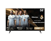 Hisense 58 Inch UHD E6N 4K TV Dolby Vision, Game Mode Plus, Smooth Motion with MEMC 58E6N