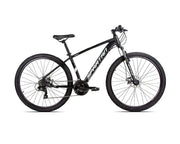 SPARTAN Calibre Hardtail Mountain Bicycle, Alloy Frame, Disc Brakes Shimano Shifters Charcoal Black