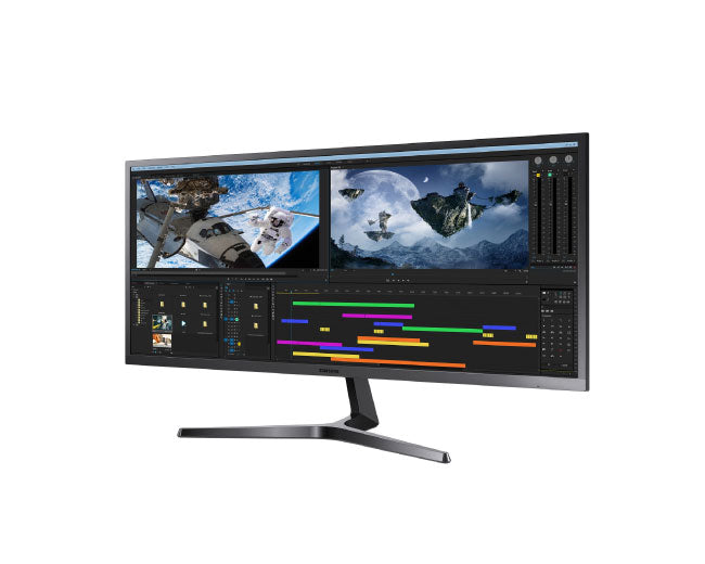 Samsung 34 Inch Ultra WQHD Monitor with 21:9 Wide Screen LS34J550WQ