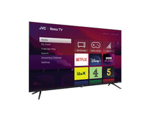 JVC 55 Inch 4K Ultra HD HDR LED Roku Smart TV 55CR530