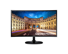 Samsung 24 Inch Monitor - 24" CF39 FHD AMD FreeSync Curved Monitor with Super Slim Design C24F396