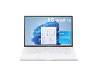 كمبيوتر محمول خفيف الوزن LG gram مقاس 14 بوصة، معالج Intel® Core® i3 Evo™ من الجيل الحادي عشر، ذاكرة وصول عشوائي (RAM) سعة 8 جيجابايت، قرص SSD سعة 256 جيجابايت، لون أبيض 14Z90P-K.AAW3U1