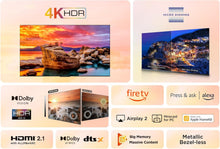 TCL 55 Inch 4K Ultra HD HDR TV Smart LED Fire TV 55PF650