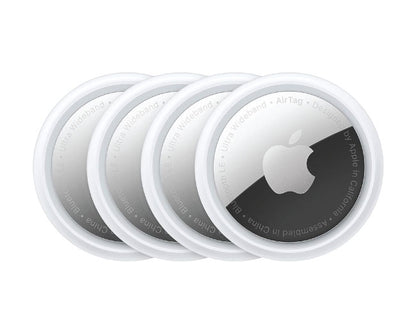 Apple AirTag 4 Pack Track & Locate with Find My Network, See Direction, Find Items by Asking Siri, Use with Keys MX532ZE/A