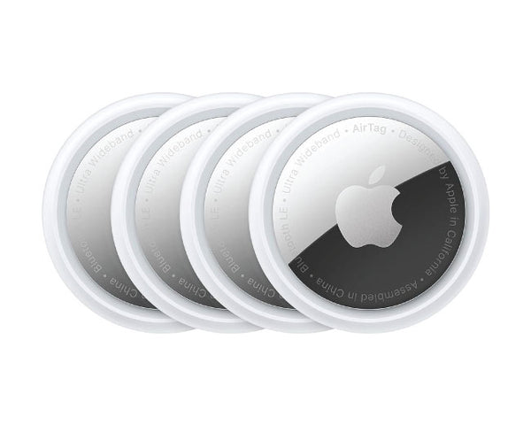 Apple AirTag 4 Pack Track & Locate with Find My Network, See Direction, Find Items by Asking Siri, Use with Keys MX542ZE/A