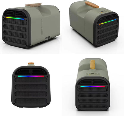 Portable Air Conditioner, 5200 BTU Camping Tent Air Conditioner, Compact & Lightweight Outdoor AC Unit

