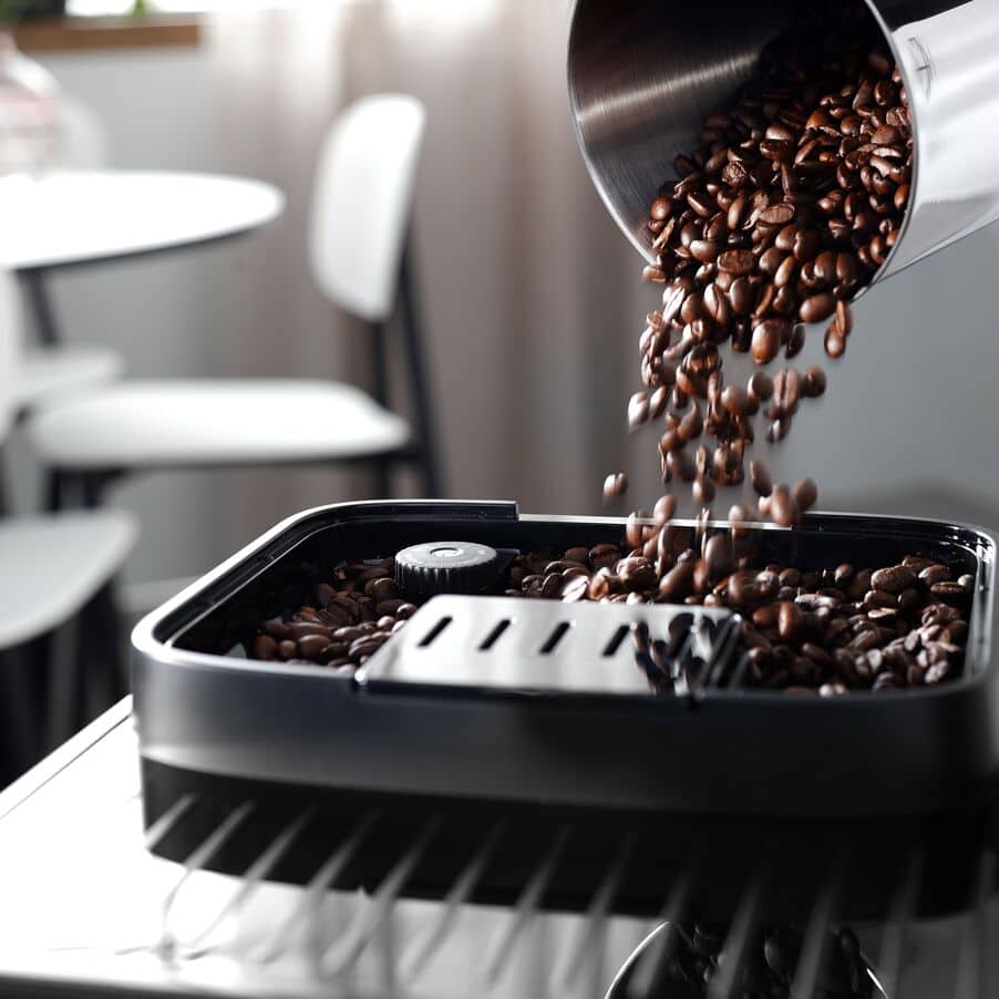 De'Longhi Magnifica Evo built-in conical burr grinder