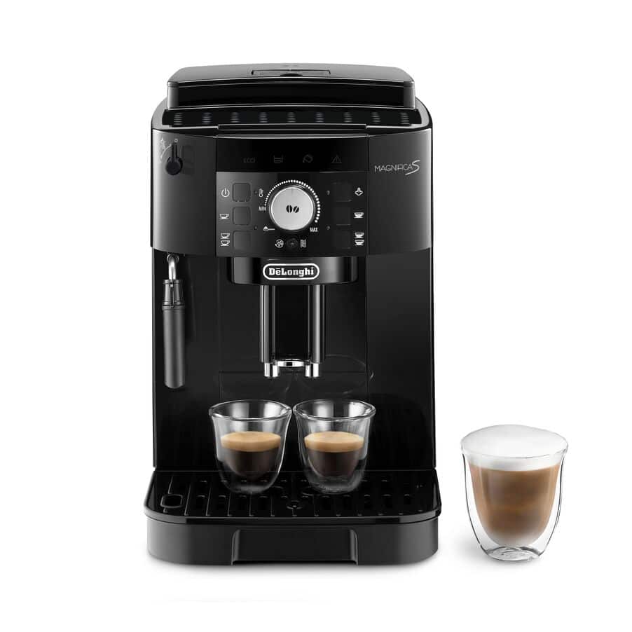 De'Longhi Magnifica S ECAM11.112.B automatic coffee machine with Twin-Shot espresso system – front view