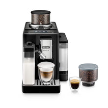 De'Longhi Rivelia EXAM440.55.B Onyx Black automatic coffee machine with Bean Switch System – front view
