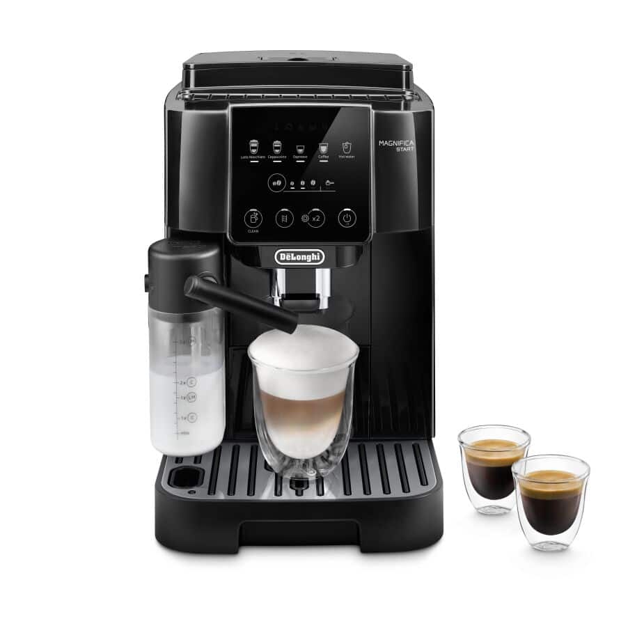 De'Longhi Magnifica Start ECAM22X.6Y automatic espresso machine with LatteCrema milk frother – front view