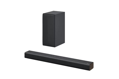 LG Soundbar - Sound Bar for TV featuring 2.1Ch, 300W, Dolby Audio, Wireless Subwoofer, AI Sound Pro