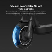 Xiaomi Electric Scooter 5 Pro, Dual Shock Absorbers 60km Long Battery Life, 10 Inch Tubeless Tire 1000WMax Power