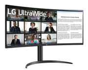 LG 34 Inch UltraWide™ WQHD 1440P HDR10 100Hz Curved Monitor with USB Type-C 34WR55QK-B