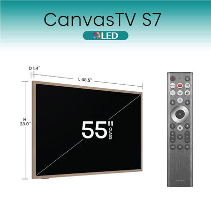 Hisense 55 Inch Class S7 144Hz Canvas TV™ 4K QLED Google TV 55S7N
