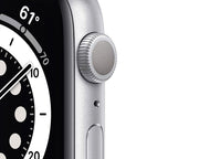 Apple Watch Series 6 GPS 44mm Silver Aluminum Case with White Sport Band