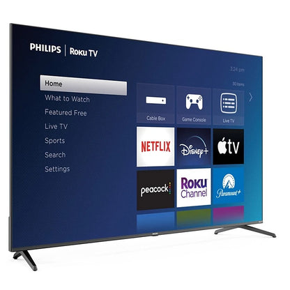 Philips 75 Inch 6600 Series LED LCD Smart Roku TV