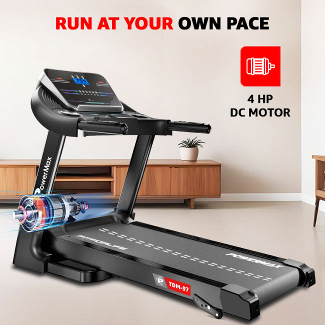 PowerMax TDM-97 Motorised Treadmill