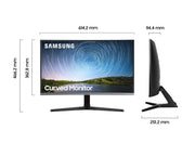 Samsung 27 Inch Monitor - Samsung C27R500FHP 27 Inch FHD IPS LED Curved Monitor LC27R500FHP