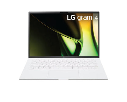 LG gram 14 Inch Ultra-lightweight 16:10 Anti-glare IPS Display Intel® Core™ Ultra 7 Processor 14Z90ST White