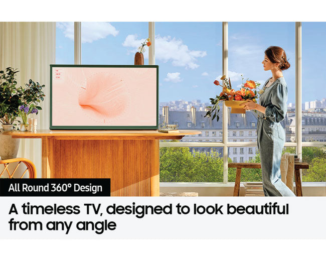 Samsung 55 Inch The Serif LS01D QLED 4K HDR Smart TV in Ivy Green 2024 55LS01D