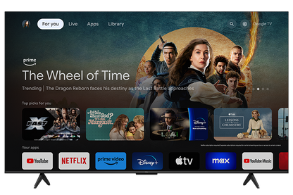 TCL 55 Inch S5 Class 4K UHD HDR LED Smart TV with Google TV 55S551G