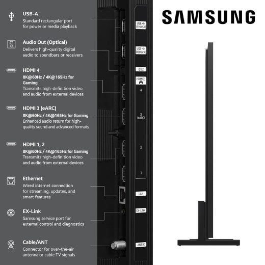 Samsung 65 Inch Class Neo QLED QN900F 8K Samsung Vision AI Smart TV 65QN900F