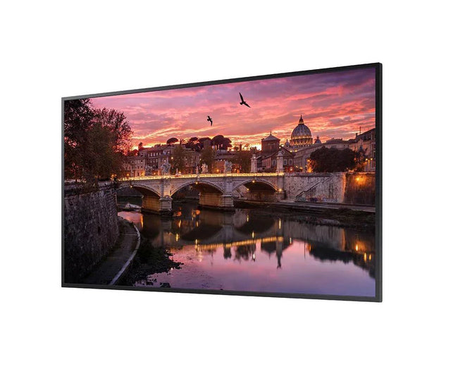 Samsung 50 Inch Digital Signage, QB50R QBR Series LED-Backlit LCD Display Edge-Lit 4K UHD LED Display for Business Open Box LH50QBREBGCXZA