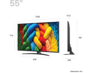 LG 55 Inch LG NanoCell AI NANO81 4K Smart TV 2025 55NANO81A