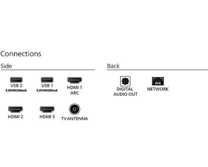 Philips 55 Inch 7400 Series 4K UHD LED Google TV 55PUT7428