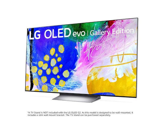 LG 77 Inch OLED 77G2 4K Smart TV evo Gallery Edition TV w/AI ThinQ OLED77G2PUA