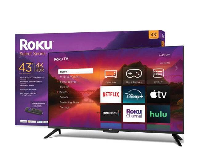 Roku 43R4A5P 43 inch Class 4K HDR Select Series Smart TV