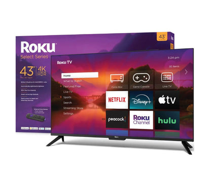 Roku 43R4A5P 43 inch Class 4K HDR Select Series Smart TV