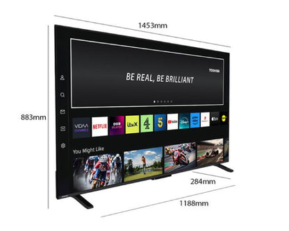 Toshiba 65 Inch Ultra HD VIDAA 4K Smart TV 65UV2363