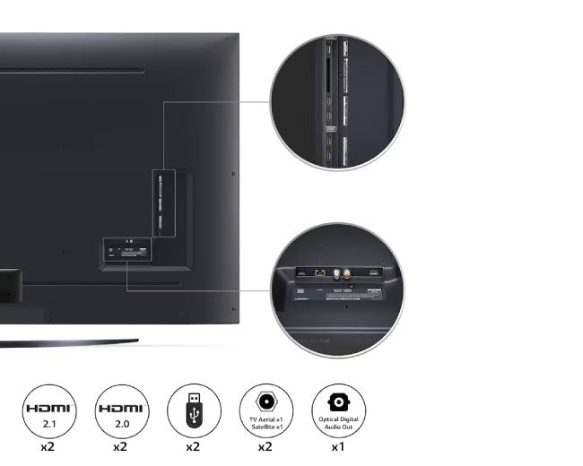 LG NanoCell NANO76 86 inch 100Hz 4K Ultra HD Smart TV 86NANO76