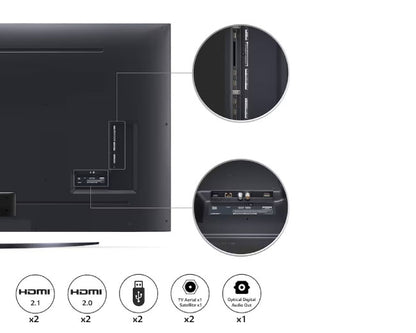 LG NanoCell NANO76 86 inch 100Hz 4K Ultra HD Smart TV 86NANO76