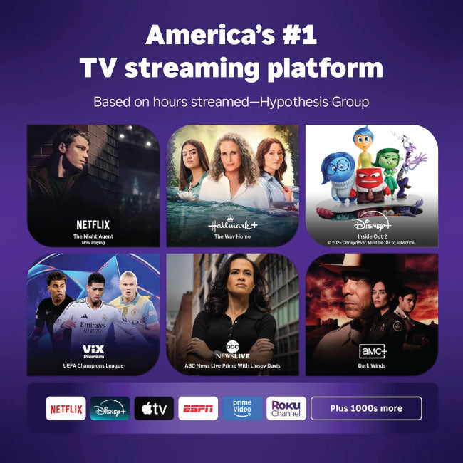 Roku Smart TV 2025 50 Inch Select Series 4K HDR TV 50R4C5
