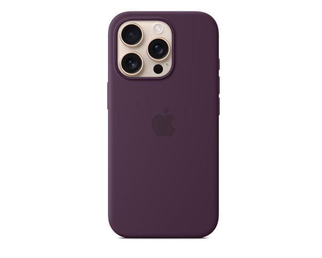 Apple iPhone 16 Pro Silicone Case with MagSafe Plum MYYM3ZM/A