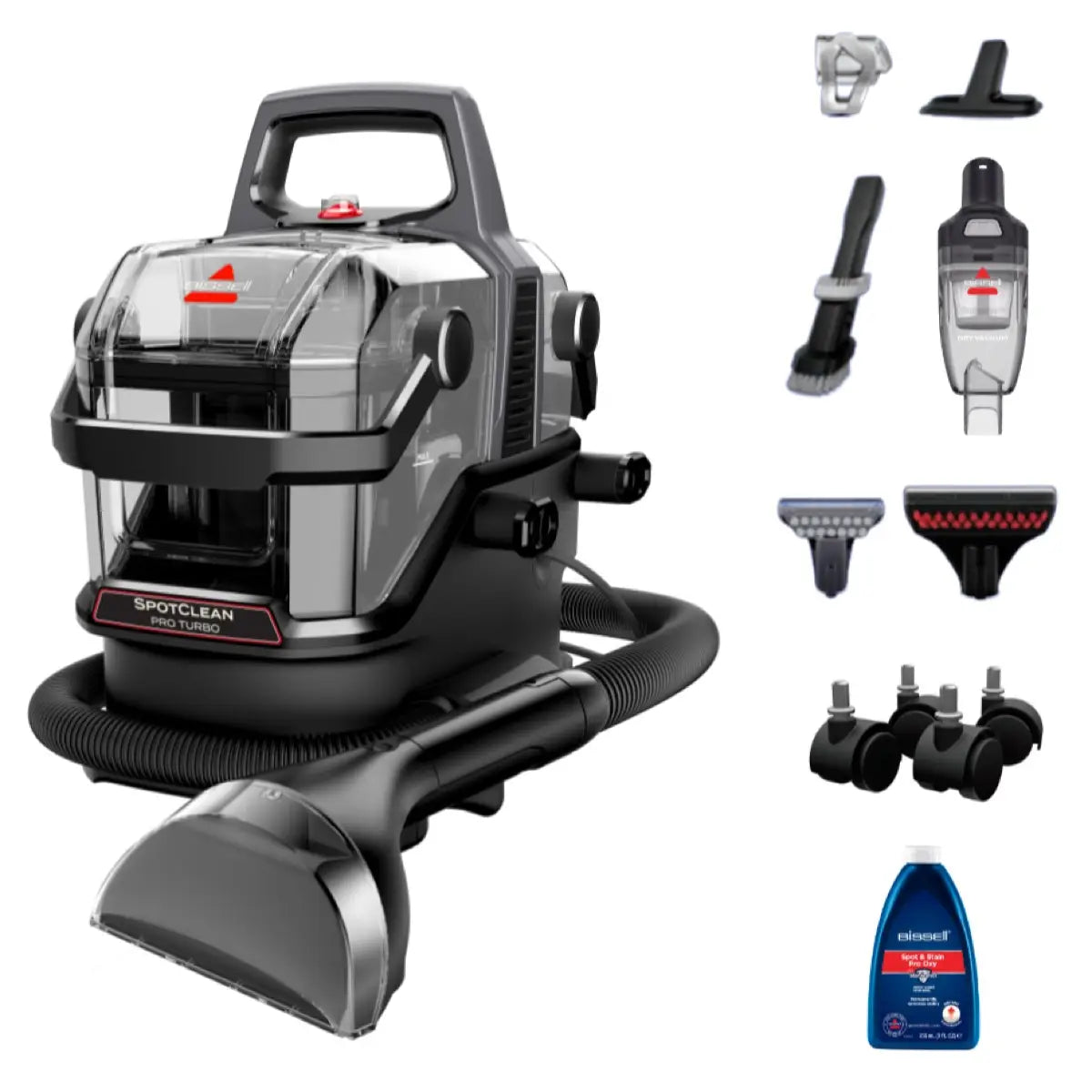 BISSELL SpotClean Pro Turbo 3911K portable carpet and upholstery cleaner - main product image