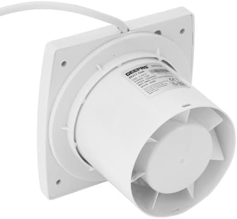Geepas 4" Duct Fan GF21194/ 1300 RPM, Exhaust Ventilation Fans