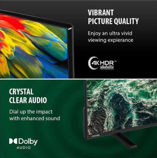 Toshiba 65 Inch Ultra HD VIDAA 4K Smart TV 65UV2363