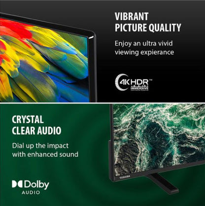 Toshiba 65 Inch Ultra HD VIDAA 4K Smart TV 65UV2363