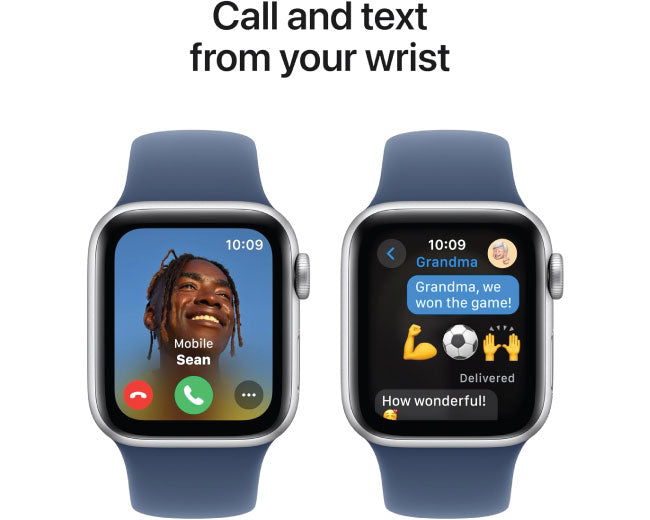 Apple Watch SE (2nd Gen) GPS 40mm Smartwatch Silver, Fitness & Sleep Tracker, Crash Detection, Heart Rate Monitor
