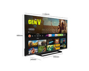 تلفزيون توشيبا فاير 50 ​​بوصة، 4K UHD، 50UF3F53DB، تلفزيون ذكي 50 بوصة، 4K Ultra HD HDR LED، مع أمازون أليكسا UF3F53DB
