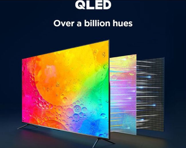 TCL 55 Inch QLED 4K HDR Roku Smart TV 55RC650