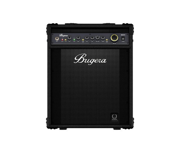 BUGERA 1000-Watt 2-Channel Bass Amplifier with 15 Inch Turbo-Sound Speaker FBQ Spectrum Analyzer BXD15