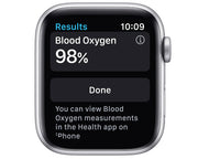 Apple Watch Series 6 GPS 44mm Silver Aluminum Case with White Sport Band