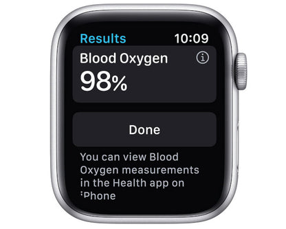 Apple Watch Series 6 GPS 44mm Silver Aluminum Case with White Sport Band